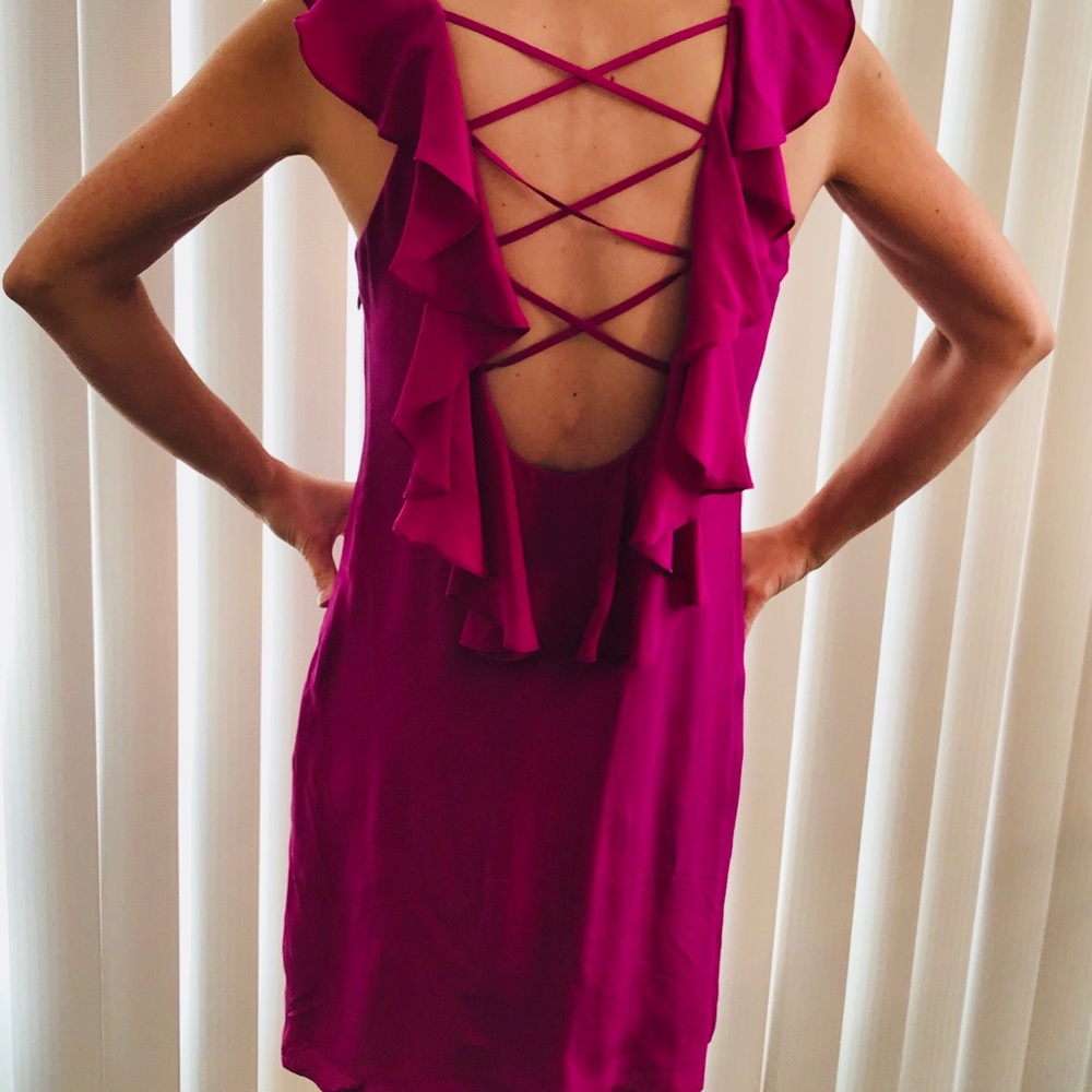 MM Couture by Miss Me fuchsia dress